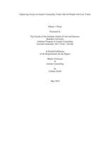 Improving Access to Genetic Counseling Visual Aids for People with Low Vision