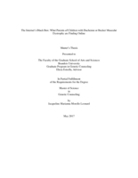 The Internet's Black Box: What Parents of Children with Duchenne or Becker Muscular Dystrophy are Finding Online