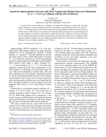 Search for supersymmetry in events with three leptons and missing transverse momentum in í[s]=7 TeV pp collisions with the ATLAS detector.