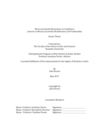 Moroccan Jewish Onomastics in Casablanca: Lessons on Moroccan Jewish Identification and Positionality