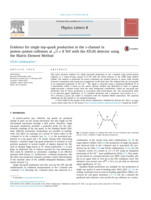 Evidence for single top-quark production in the s-channel in proton–proton collisions at √s = 8 TeV with the ATLAS detector using the Matrix Element Method