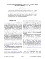 Search for resonant diboson production in the WW/WZ -> lvjj decay channels with the ATLAS detector at √s=7 TeV