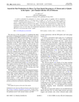 Search for pair production of a heavy up-type quark decaying to a W boson and a b quark in the lepton + jets channel with the ATLAS detector.