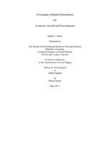 Leveraging Albanian Remittances  for  Economic Growth and Development
