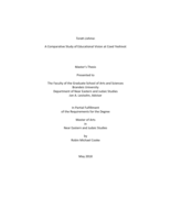 Torah Lishma: A Comparative Study of Educational Vision at Coed Yeshivot