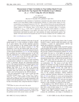 Measurement of Spin Correlation in Top-Antitop Quark Events and Search for Top Squark Pair Production in pp Collisions at root s=8 TeV Using the ATLAS Detector