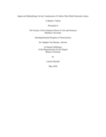 Improved Methodology for the Construction of Carbon Fiber Multi-Electrode Arrays