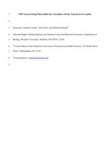 PDF neuron firing phase-shifts key circadian activity neurons in Drosophila.