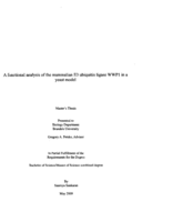 A functional analysis of the mammalian E3 ubiquitin ligase WWPI in a yeast model