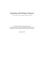 Teaching with Primary Sources: A Local Report by Brandeis University Library