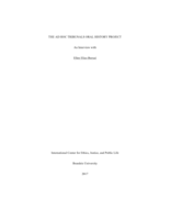 An interview with Ellen Elias-Bursać, Reviser/translator at the International Criminal Tribunal for the former Yugoslavia (ICTY), part-time 1998-2002; full-time 2005-2010, for the Ad Hoc Tribunals Oral History Project