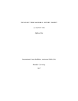An interview with Alphons Orie, Defense Counsel, International Tribune for the former Yugoslavia (ICYY), 1995-1997; Judge, ICTY, 2001 to present, for the Ad Hoc Tribunals Oral History Project