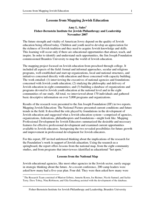 Lessons from Mapping Jewish Education