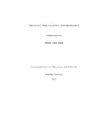 An interview with Patricia Viseur Sellers, Legal Advisor on Gender-Related Crimes and Trial Attorney/Senior Trial Attorney, ICTY Office of the Prosecutor (1994-2007); ICTR Legal Advisor, for the Ad Hoc Tribunals Oral History Project