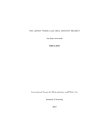 An interview with Hans Corell, Under-Secretary-General for Legal Affairs and the Legal Counsel of the United Nations (1994 - 2004), for the Ad Hoc Tribunals Oral History Project