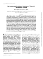 The structure and evolution of subtelomeric Y' repeats in Saccharomyces cerevisiae
