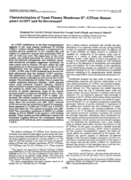 Characterization of yeast plasma membrane H(+)-ATPase mutant pma1-A135V and its revertants