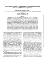 Nonrecombinant meiosis I nondisjunction in Saccharomyces cerevisiae induced by tRNA ochre suppressors
