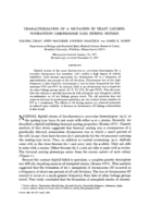 Characterization of a Mutation in Yeast Causing Nonrandom Chromosome Loss during Mitosis