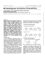 IMP dehydrogenase: the dynamics of drug selectivity
