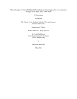 Mixed Strategies of Nation-Building: Different Implementation Approaches of Acculturation Strategies in the Baltic States (1989-2019)