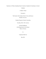 Experiences of Chinese Speaking Genetic Counselors: Insight into Counseling in a Second Language