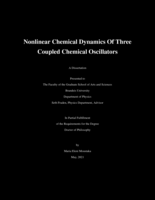 Nonlinear Chemical Dynamics Of Three Coupled Chemical Oscillators