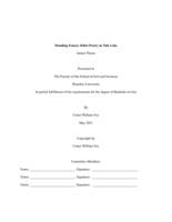 Mending Fences: Kibei Poetry in Tule Lake