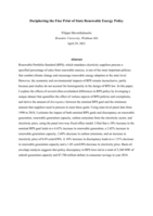 Deciphering the Fine Print of State Renewable Energy Policy