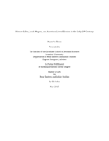Horace Kallen, Judah Magnes, and American Liberal Zionism in the Early 20th Century