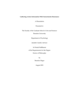 Gathering Action Information With Sensorimotor Resonance