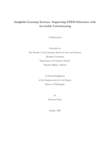 Insightful Learning Systems: Supporting STEM Education with Accessible Cyberlearning