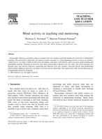 Mind activity in teaching and mentoring