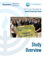 2020 Greater MetroWest NJ Jewish Community Study