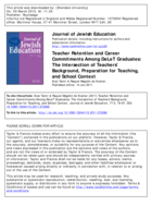 Teacher Retention and Career Commitments Among DeLeT Graduates: The Intersection of Teachers' Background, Preparation for Teaching, and School Context