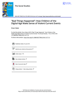 "Bad Things Happened": How Children of the Digital Age Make Sense of Violent Current Events