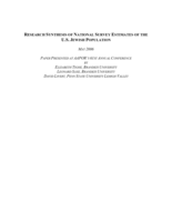Research Synthesis of National Survey Estimates of the U.S. Jewish Population