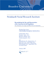 Reconsidering the Size and Characteristics of the American Jewish Population