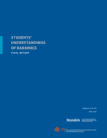 Students' Understandings of Rabbinics: Final Report