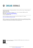Theorizing the Politics of Educational Reform: The Case of New Jersey's Alternate Route to Teacher Certification