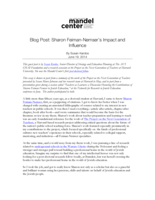 Blog Post: Sharon Feiman-Nemser’s Impact and Influence