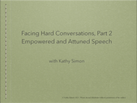 Teacher Forum 2021, Facing Hard Conversations with Kathy Simon Part 2