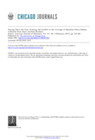 Staying Above the Fray: Framing and Conflict in the Coverage of Education Policy Debates