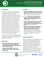 Risky, Unaffordable, and Inequitable: Race, Ethnicity, Birth Outcomes, and Hospital Charges