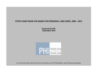 State Chart Book on Wages for Personal Care Aides, 2003-2013