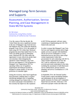 Managed Long-Term Services and Supports Assessment, Authorization, Service Planning, and Case Management in State MLTSS Systems