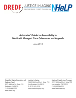 Advocates' Guide to Accessibility in Medicaid Managed Care Grievances and Appeals