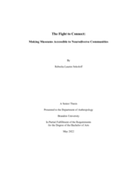 The Fight to Connect: Making Museums Accessible to Neurodiverse Communities