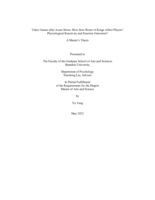 Video Games after Acute Stress: How does Honor of Kings Affect Players’ Physiological Reactivity and Emotion Outcomes?