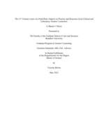 The 21st Century Cures Act Final Rule: Impacts on Practice and Reactions from Clinical and Laboratory Genetic Counselors